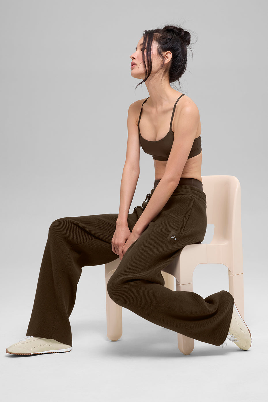 Scholar Straight Leg Sweatpant - Espresso