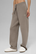 Scholar Straight Leg Sweatpant - Light Cocoa