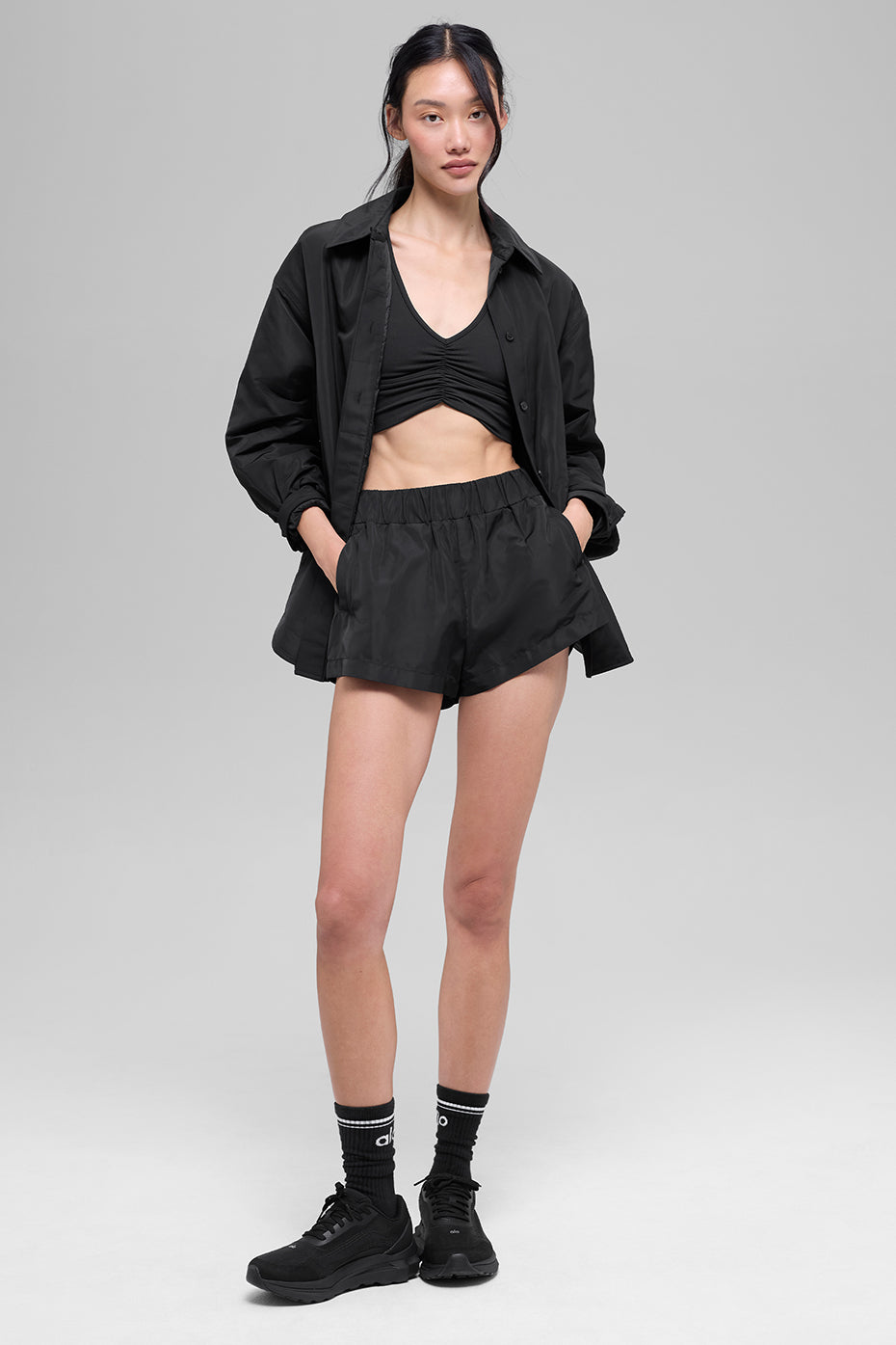 Socialite Shacket - Black