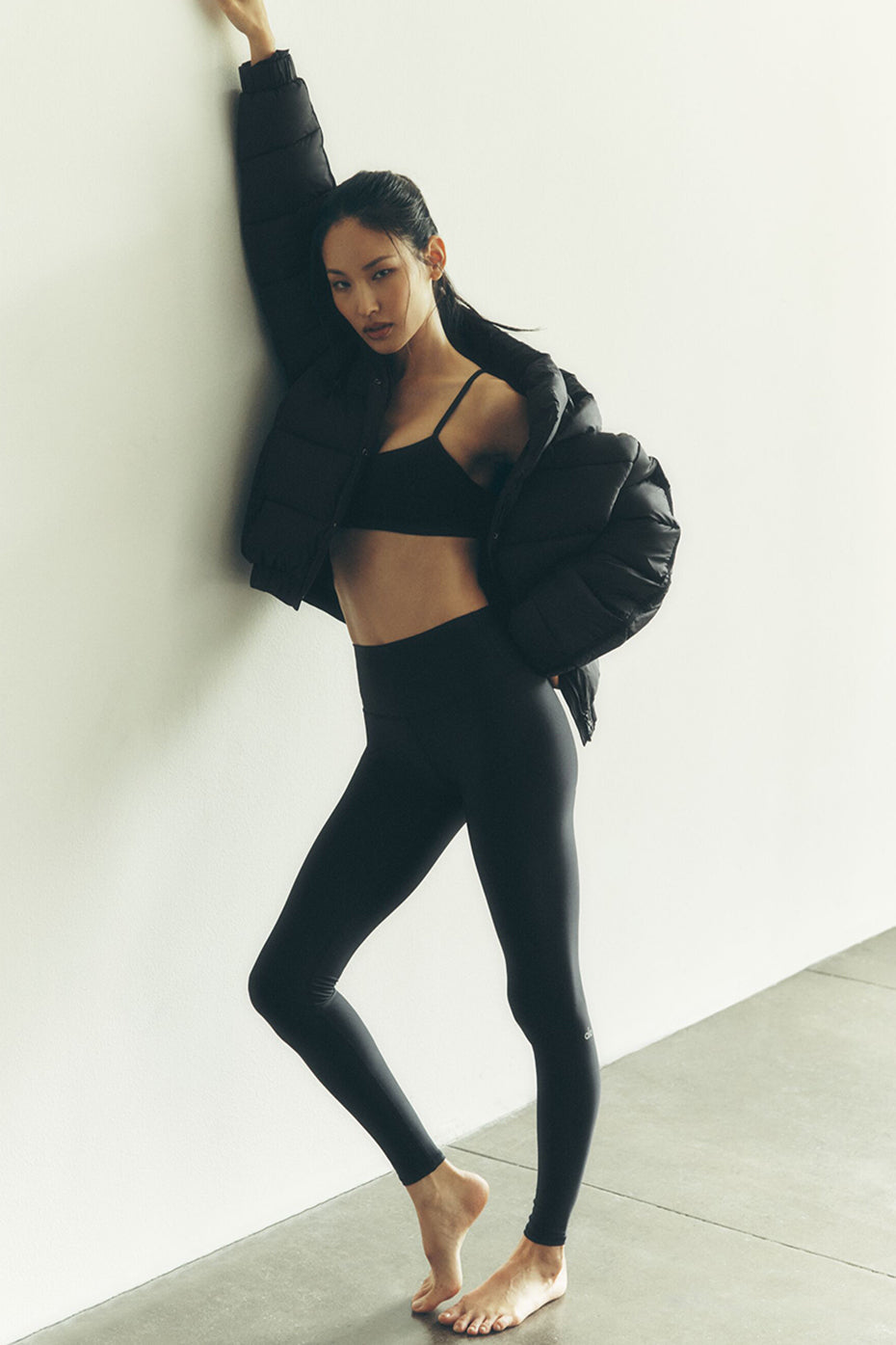 High-Waist Airlift Legging - Black
