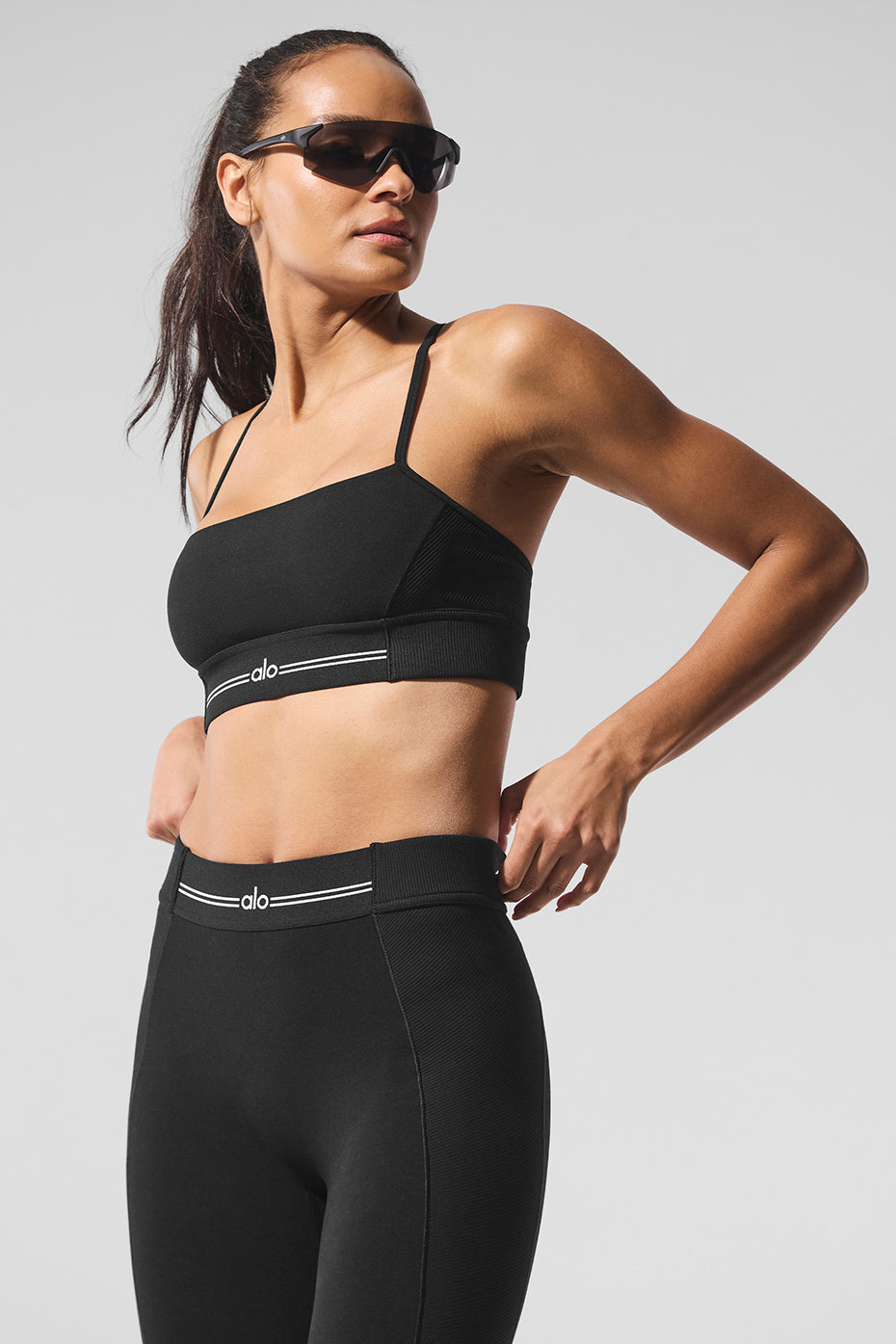 Alosoft Relay Bra - Black/White