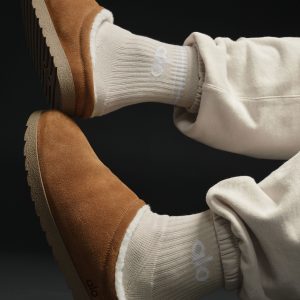 Recovery Slipper - Saddle/Ivory