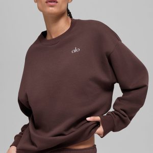 Accolade Crew Neck Pullover - Brownstone