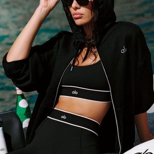 Accolade Full Zip Hoodie - Black