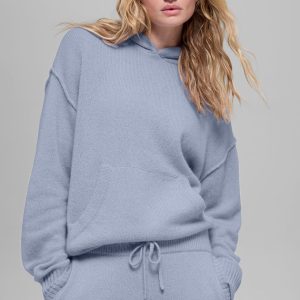 Wool Cashmere New Class Hoodie - Winter Frost