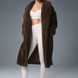 Oversized Sherpa Trench - Espresso