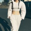 Accolade Straight Leg Sweatpant - Bone