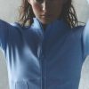 Airbrush Corset Full Zip Jacket - Light Provence Blue