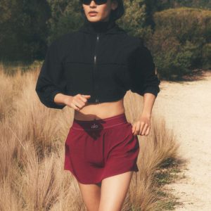 Cropped Playmaker Jacket - Black