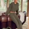 Sway Bootcut Sweatpant - Olive Tree