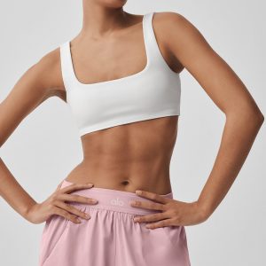 ALO Softsculpt Precision Bra - White